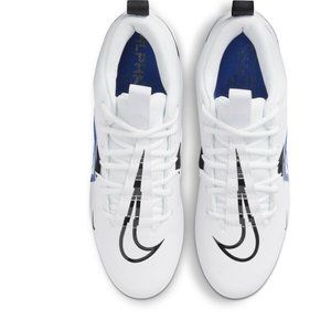 Nike Alpha Varsity Pro 3 White Game Royal CV0586-101 Men's Size 10.5 Cleats